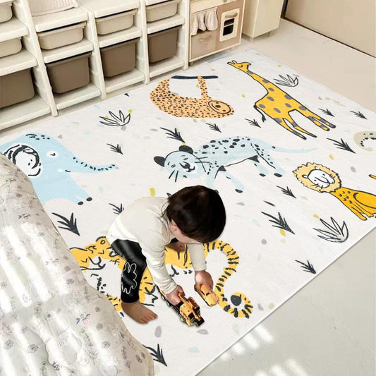 elephant kids soft rug