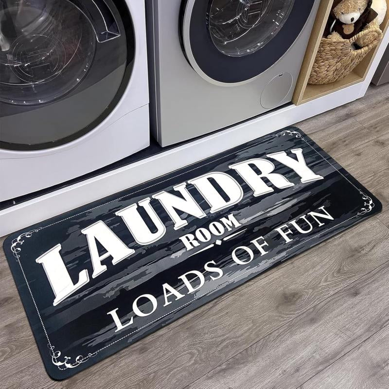 laundry room rug rubber