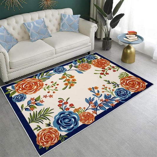 machine washable boho rug