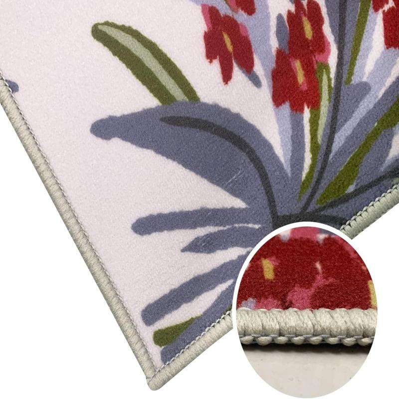 red rose rug