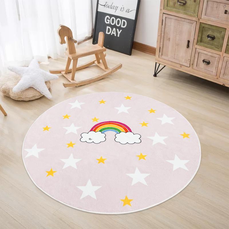 soft playroom star rug