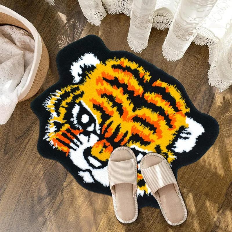 tiger bath mat rug
