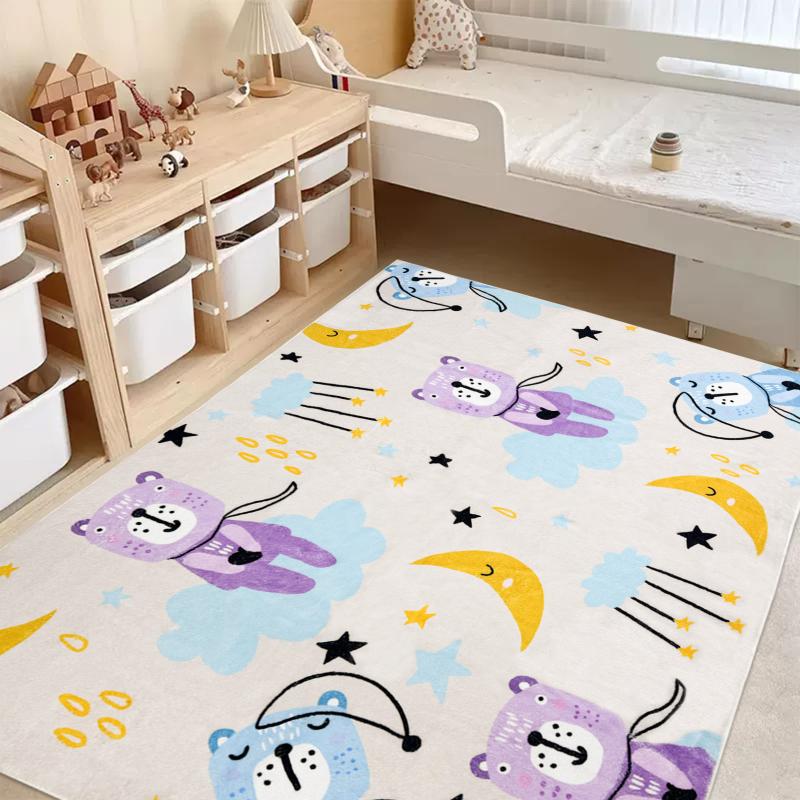 washable bear baby mat