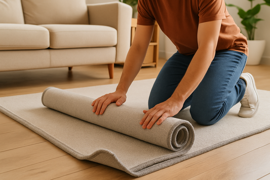 3 Simple Ways to Flatten a New Rug Quickly