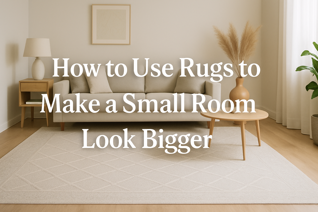 How to Use Rugs to Make a Small Room Look Bigger