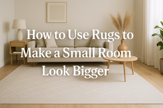 How to Use Rugs to Make a Small Room Look Bigger