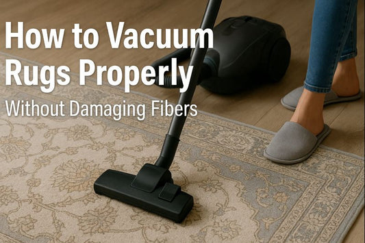 How to Vacuum Rugs Properly Without Damaging Fibers