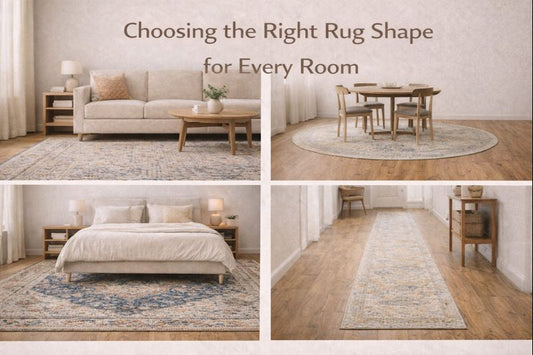 Choosing the Right Rug Shape for Every Room