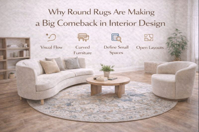 Why Round Rugs Are Making a Big Comeback in Interior Design