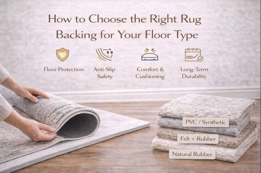 How to Choose the Right Rug Backing for Your Floor Type