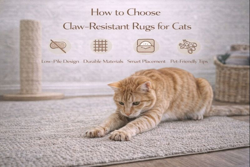 How to Choose Claw-Resistant Rugs for Cats