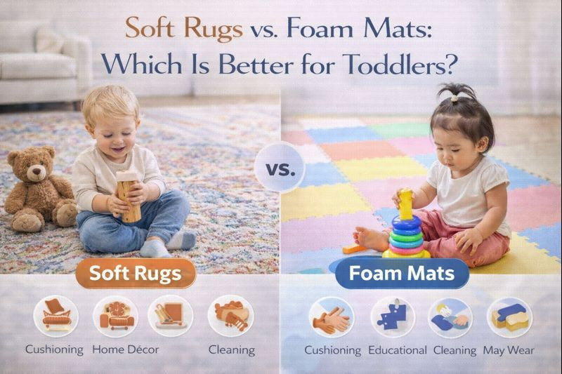 Soft Rugs vs. Foam Mats: Which Is Better for Toddlers?