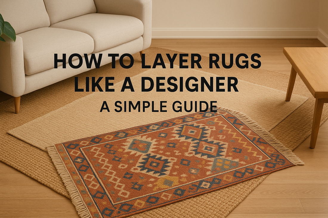 How to Layer Rugs Like a Designer: A Simple Guide