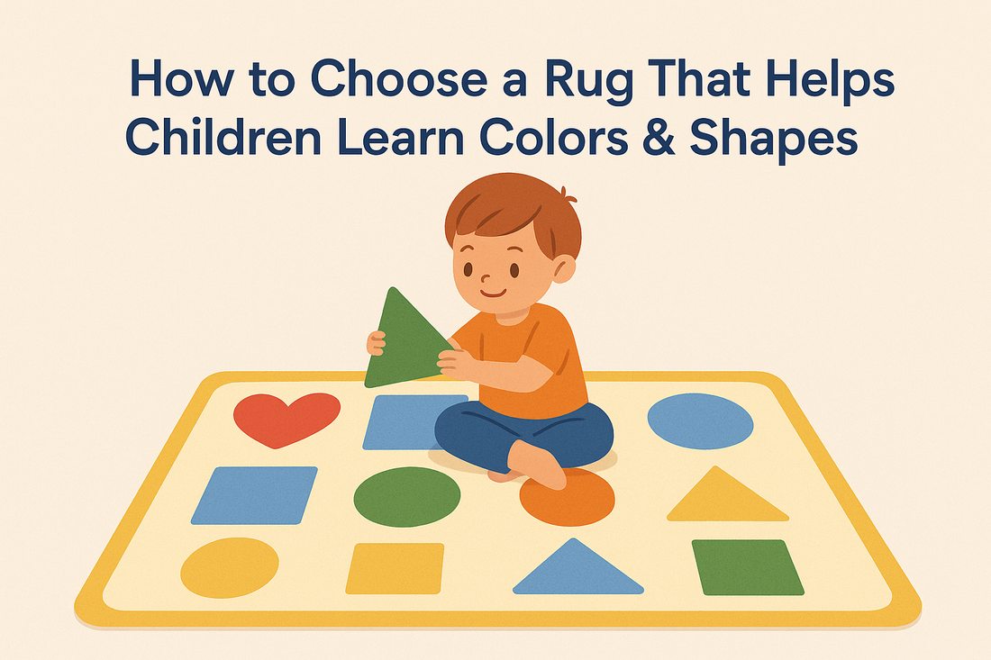 How to Choose a Rug That Helps Children Learn Colors & Shapes