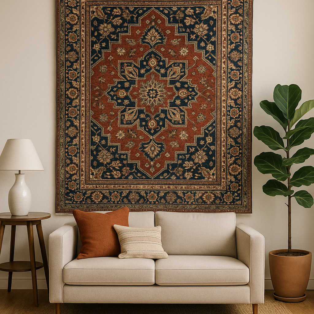 Rugs as Wall Art? Unexpected Ways to Style Your Favorite Piece