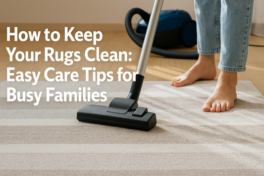 How to Keep Your Rugs Clean: Easy Care Tips for Busy Families