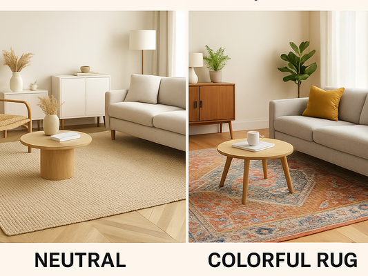 Neutral vs. Colorful Rugs: What Works Best for Your Home Style?