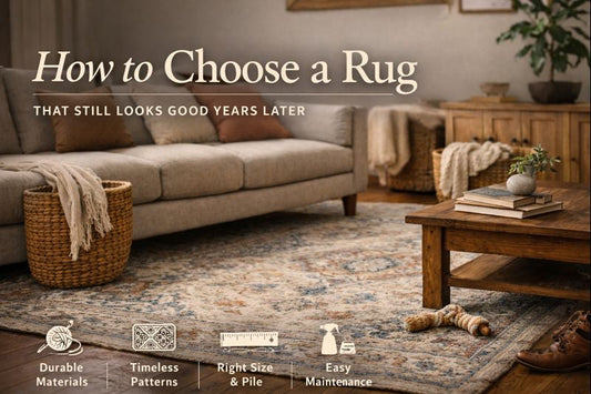 How to Choose a Rug That Still Looks Good Years Later