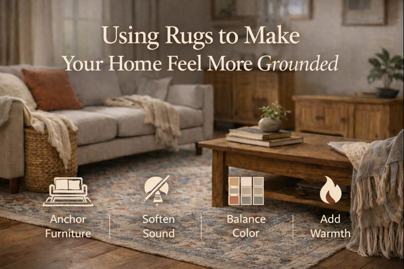 Using Rugs to Make Your Home Feel More Grounded