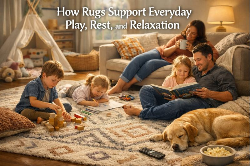 How Rugs Support Everyday Play, Rest, and Relaxation