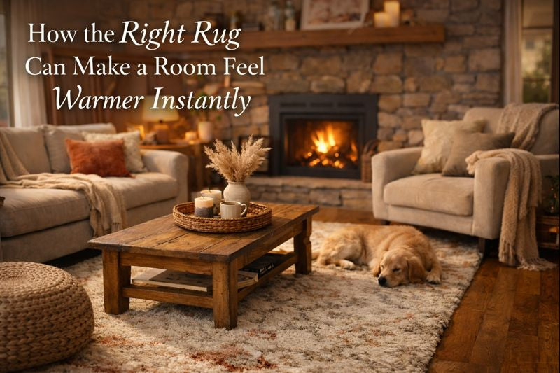 How the Right Rug Can Make a Room Feel Warmer Instantly
