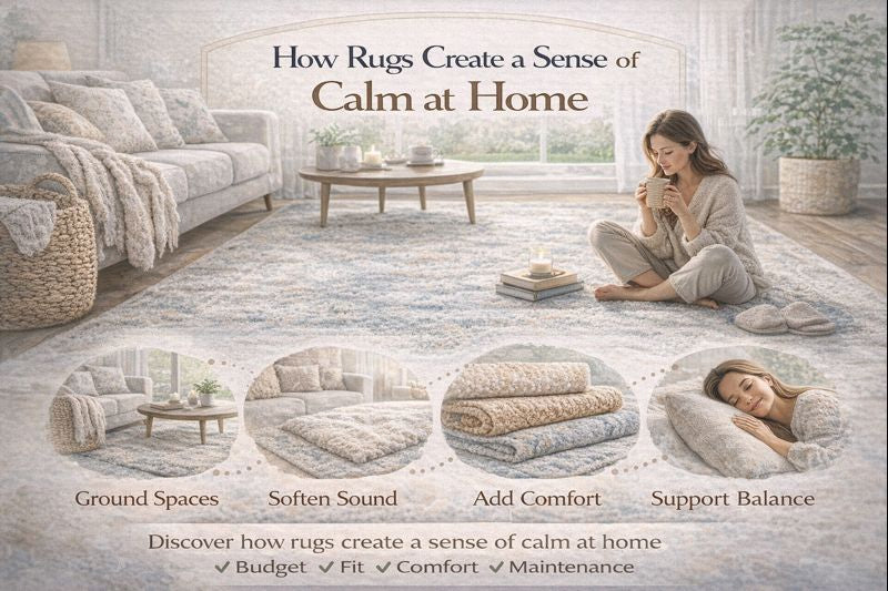Not Calm Rug How Rugs Create a Sense of Calm at Home – USTIDE