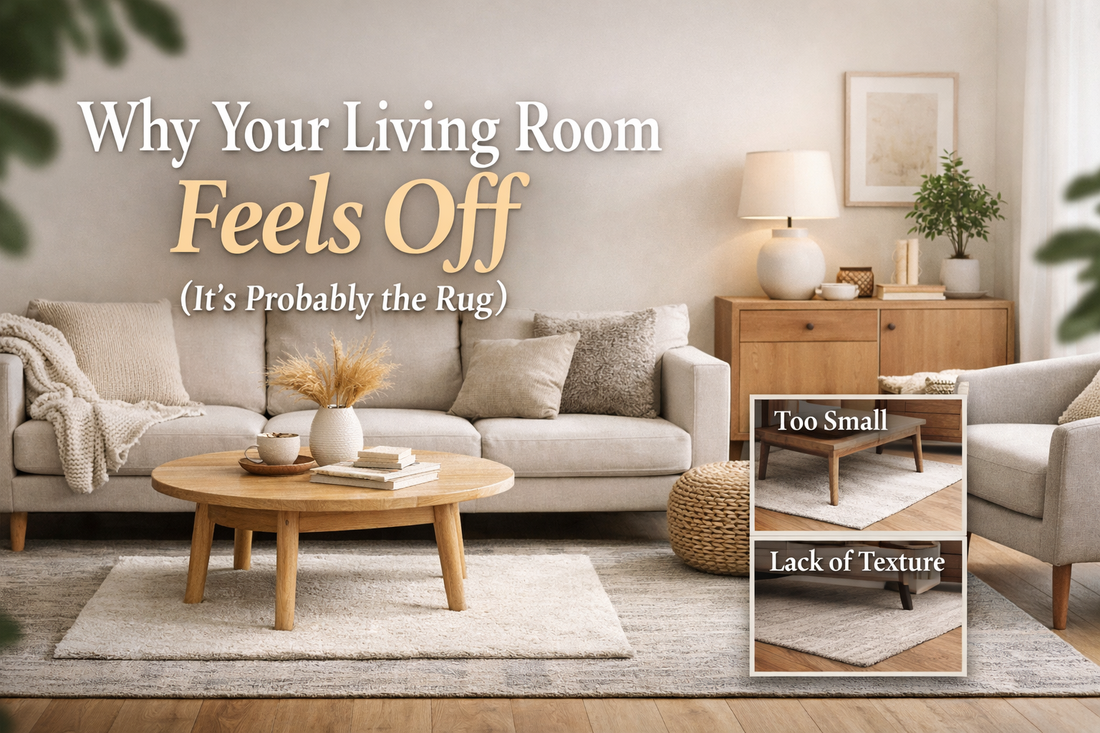 Why Your Living Room Feels Off (It’s Probably the Rug)