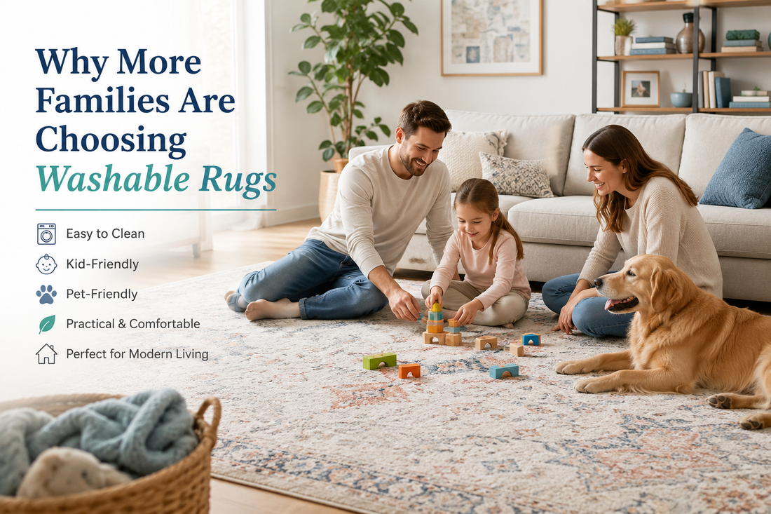 Why More Families Are Choosing Washable Rugs