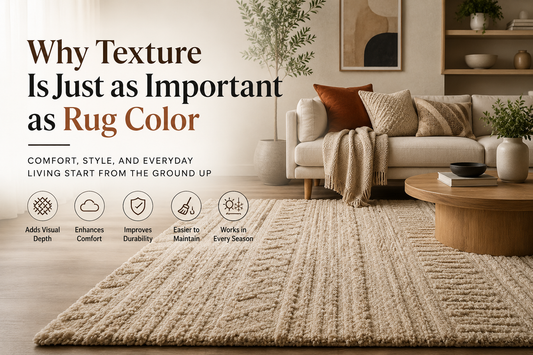 Why Texture Is Just as Important as Rug Color