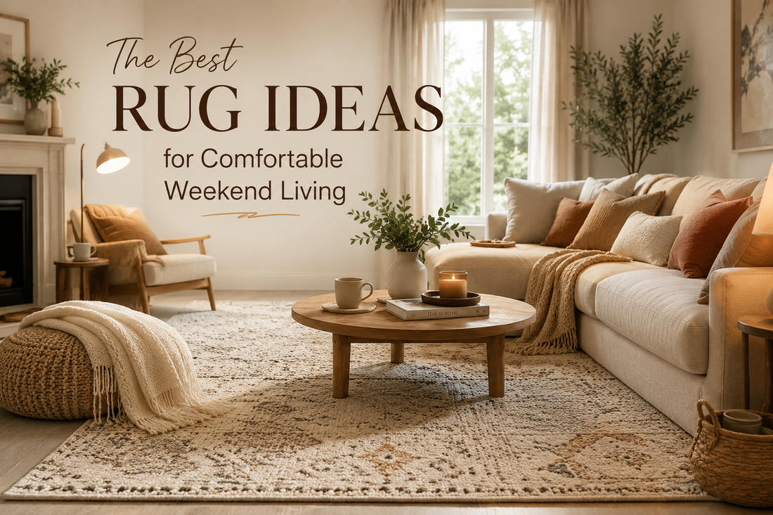 The Best Rug Ideas for Comfortable Weekend Living