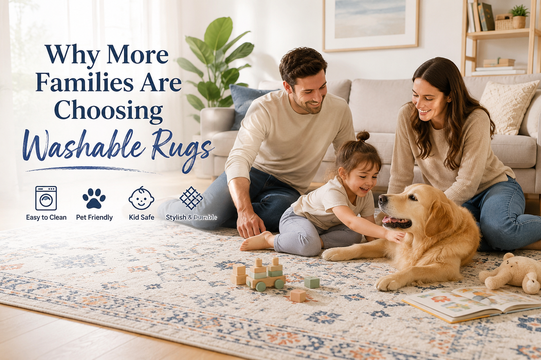 Why More Families Are Choosing Washable Rugs