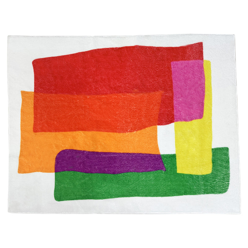 Living Room Rug-Simple Geometry