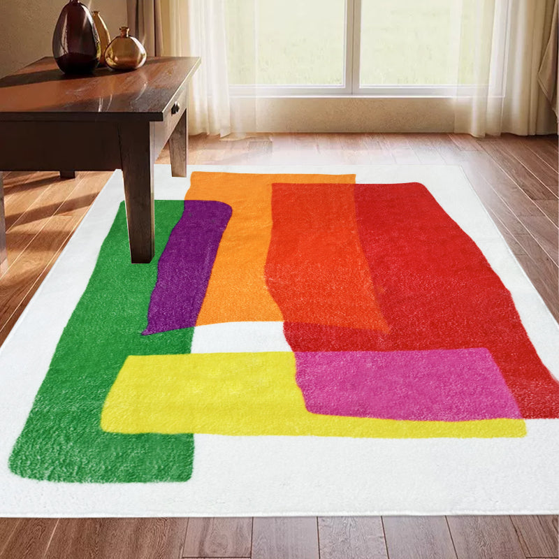 Living Room Rug-Simple Geometry