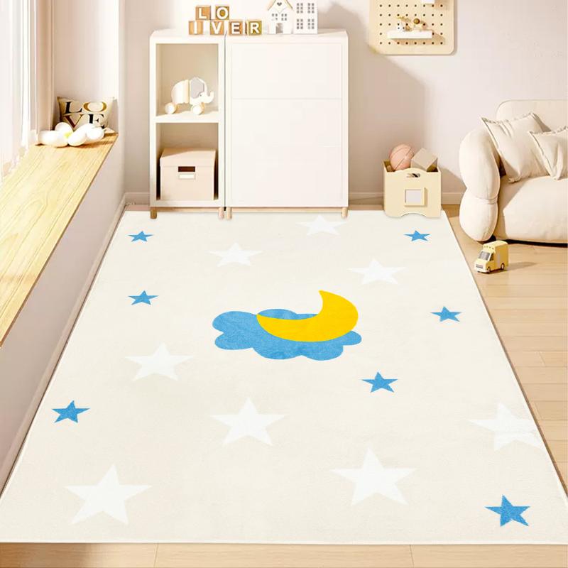 beige moon kids rug
