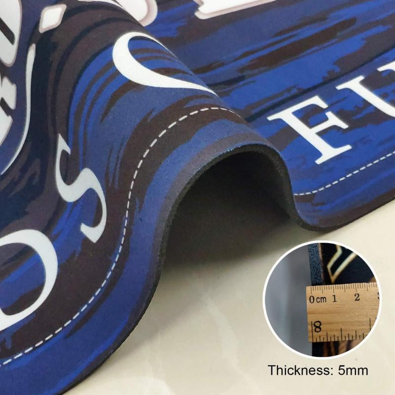 blue laundry room rug