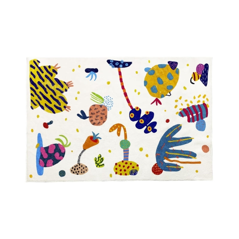 cactus cartoon kids rug