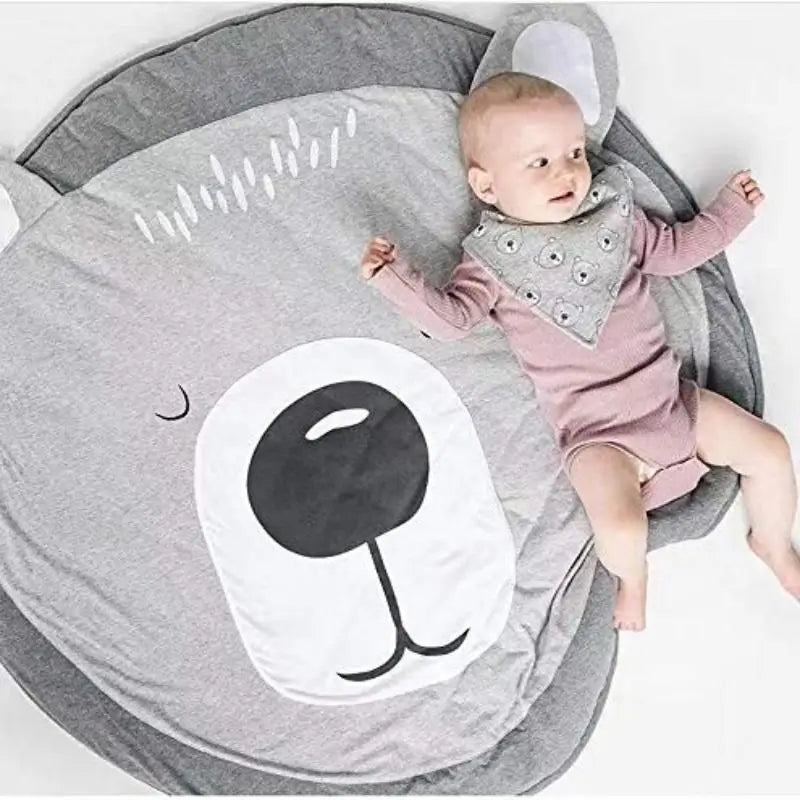 gray kids rug