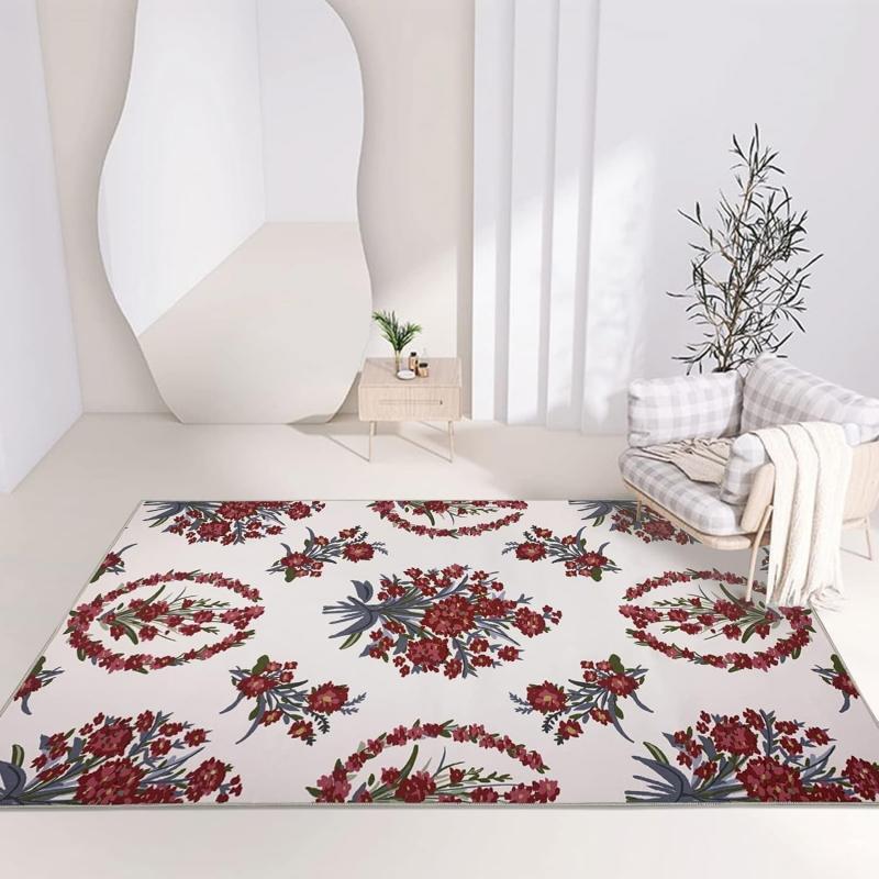 living room vintage rug