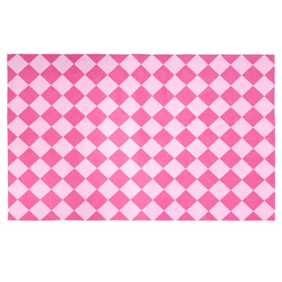 pink soft kids rug
