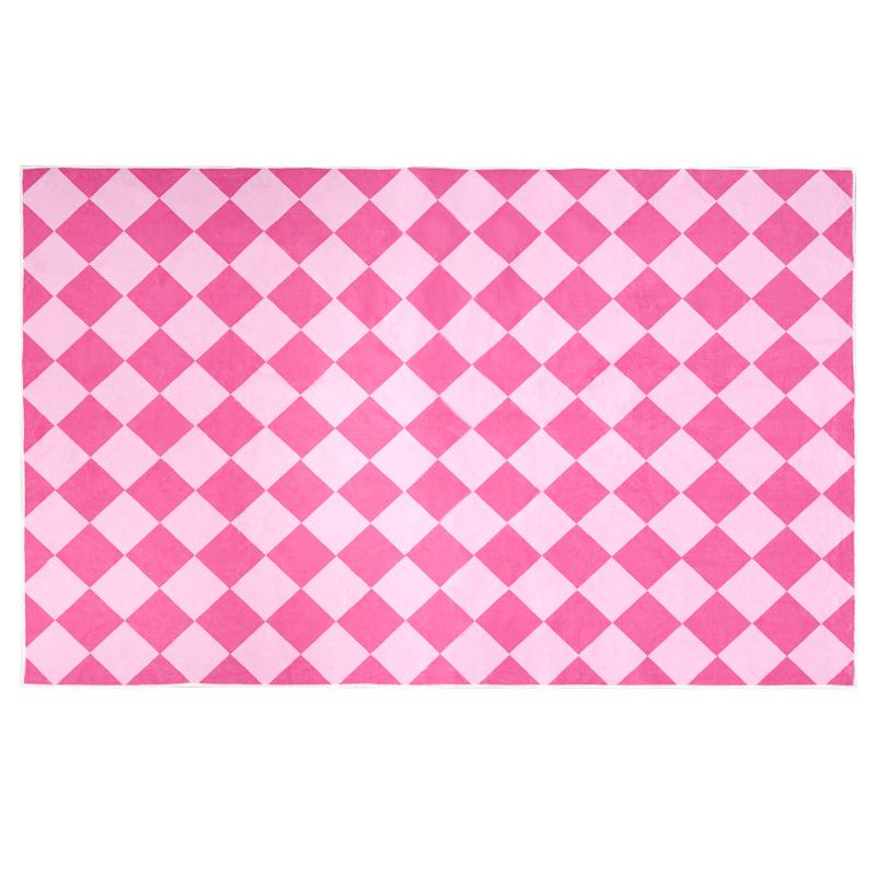 pink soft kids rug