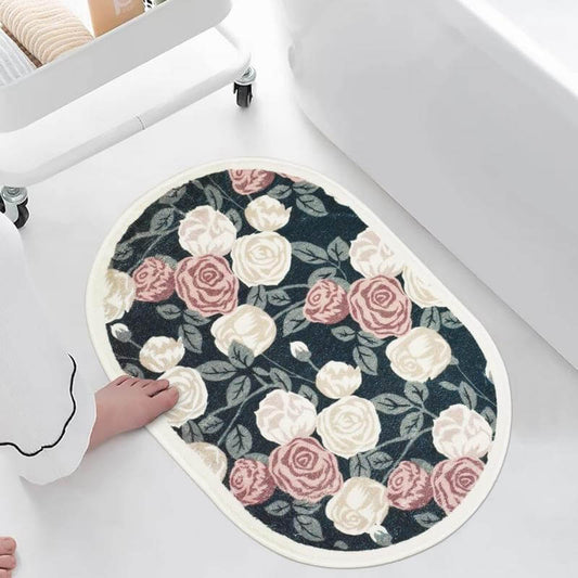 red rose rug