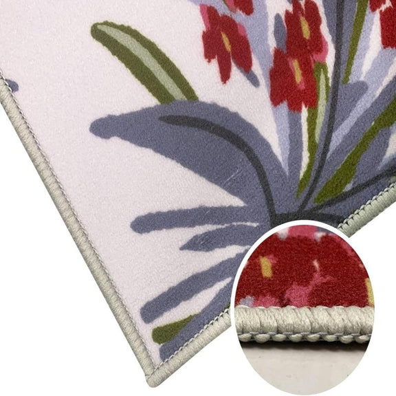 red rose rug