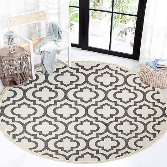 round cotton rug