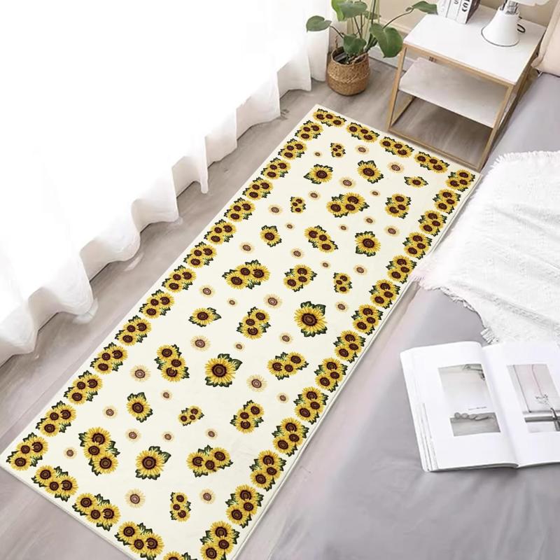 rustic farmhouse yellow rug
