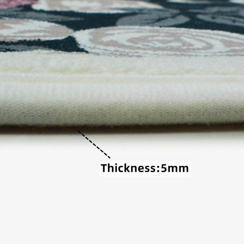 soft bathroom rug rose