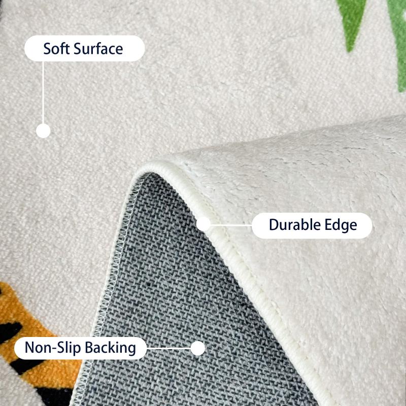 soft lion tiger rug