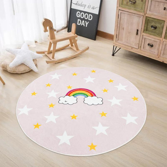 soft playroom star rug