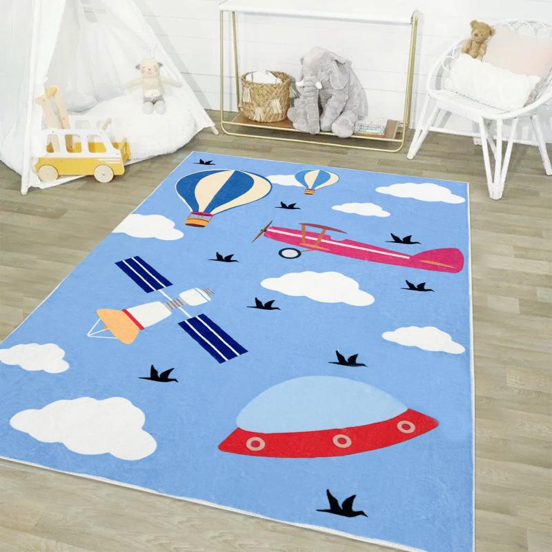soft washable kids rug
