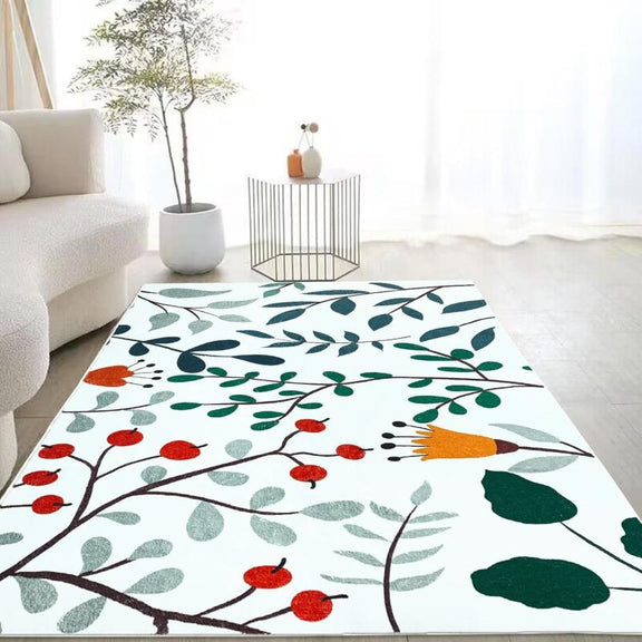 summer botanical area carpet rug