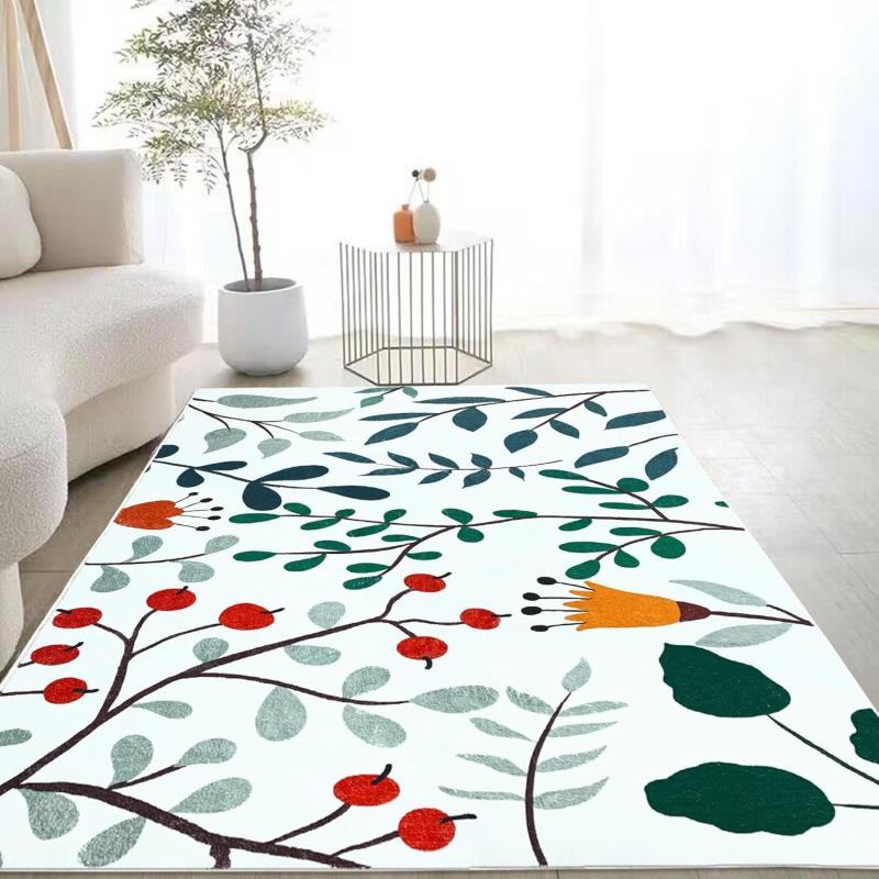 summer botanical area carpet rug